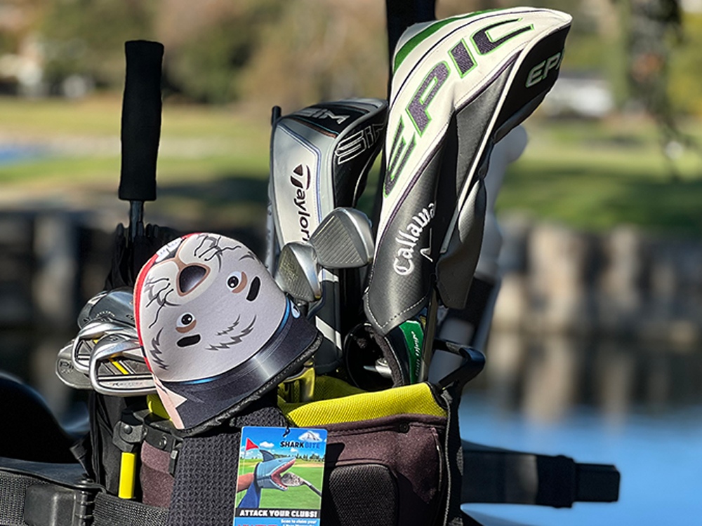 Photo of Gopher Product acting as a golf club head cover